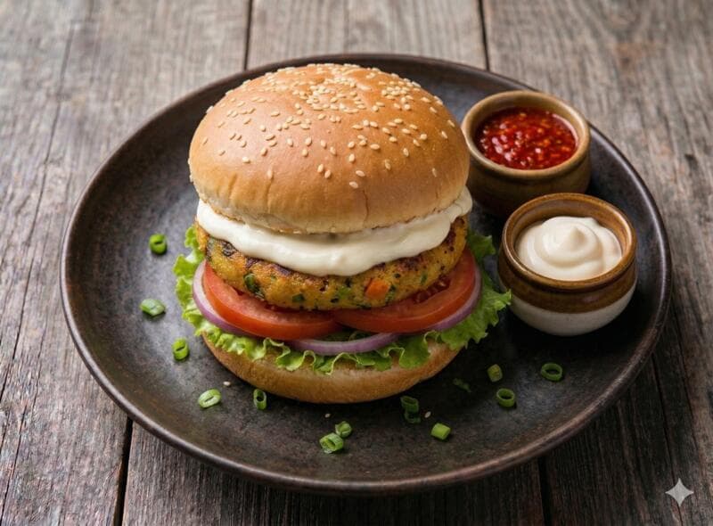 Veg Cream Burger